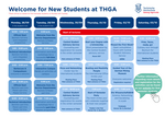 Our first semester welcome at the THGA: a week-long programme, an introduction to the subject and lots of fun 