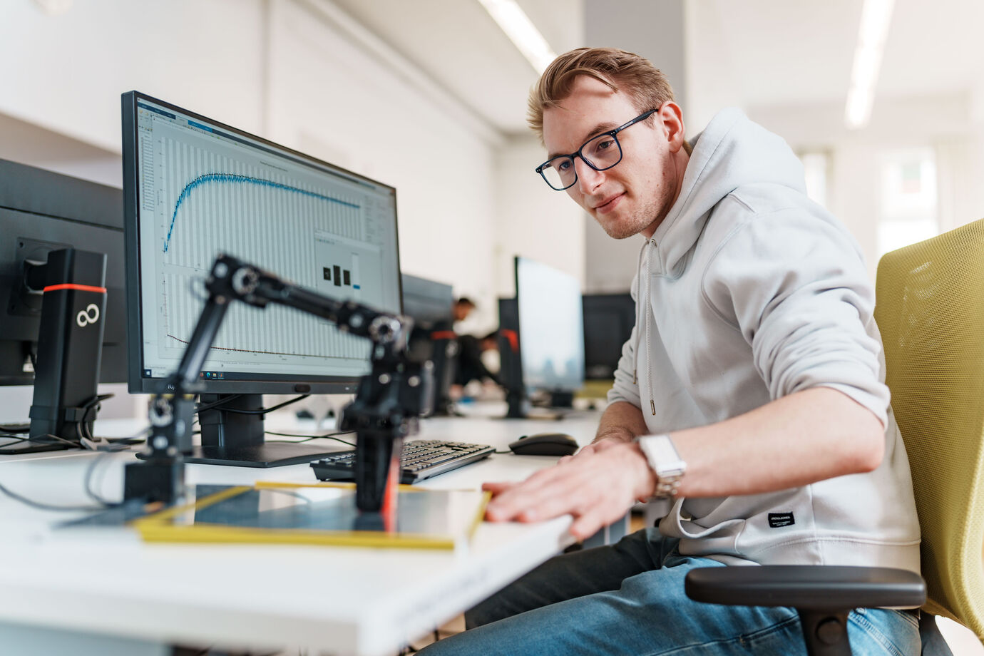 Praxiseinsatz im Bachelor Ingenieurinformatik oder Elektrotechnik im Labor für Robotik an der THGA.