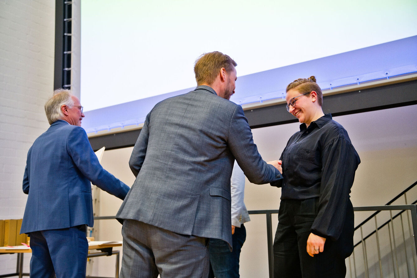 Gratulation an die Studierenden der Geotechnik an der THGA. Graduierungsfeier an der THGA. 